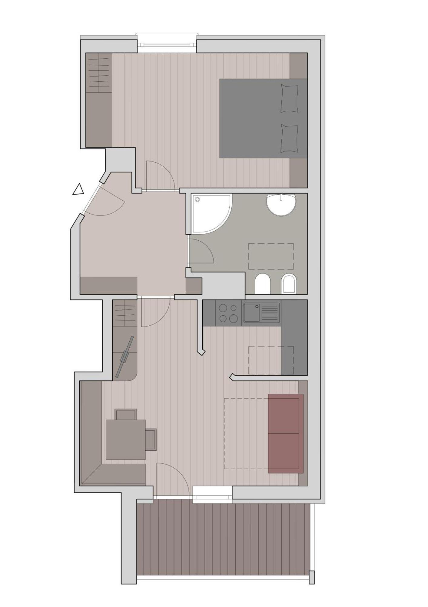 Residence Tombla Ortisei Szoba fotó