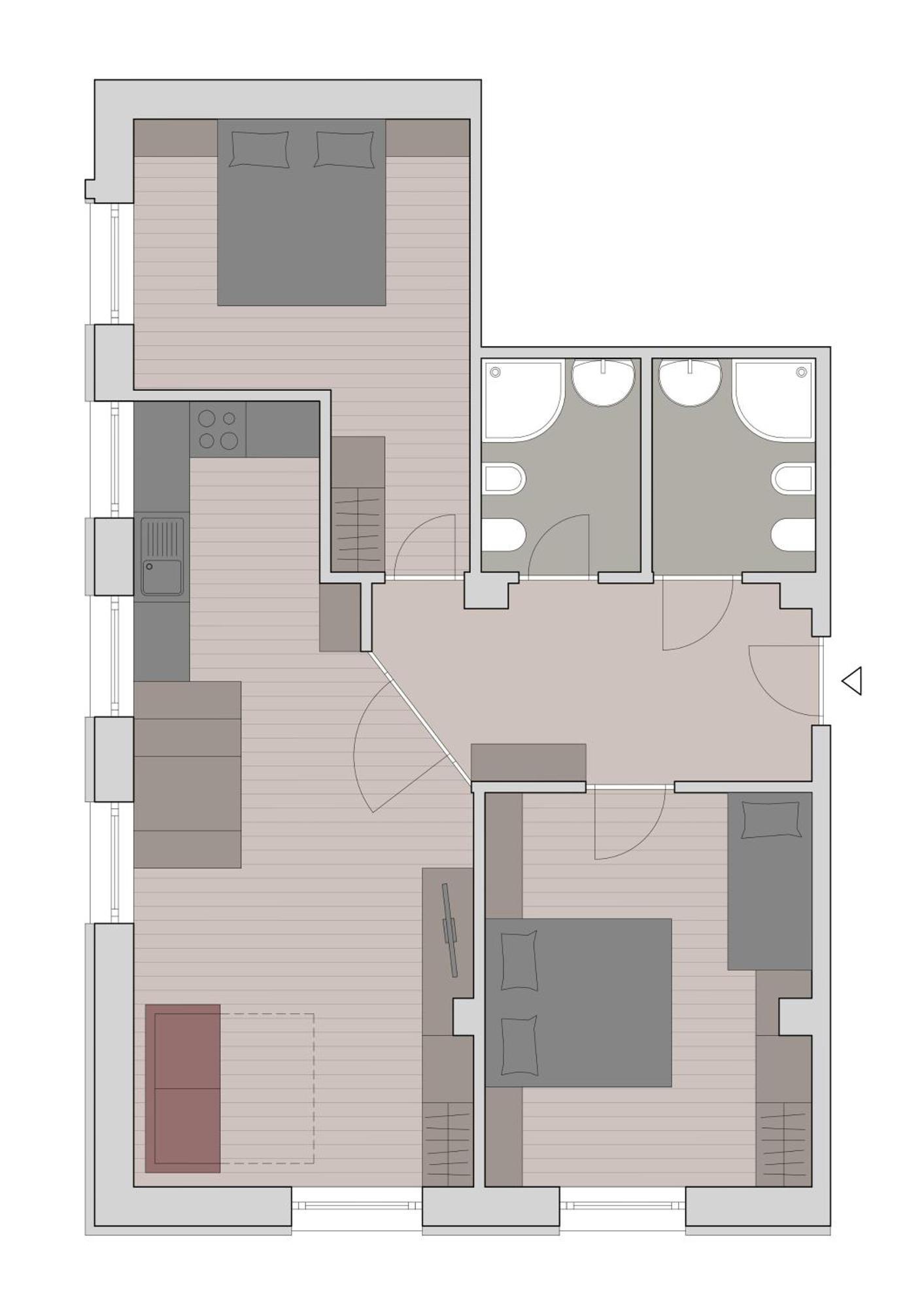 Residence Tombla Ortisei Szoba fotó